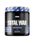 Total War & Total War Redcon1 Medium stimulant pre workout powder 30 Serves Blue Raspberry