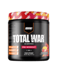 Total War (2) & Total War Redcon1 Medium stimulant pre workout powder 30 Serves Strawberry Mango