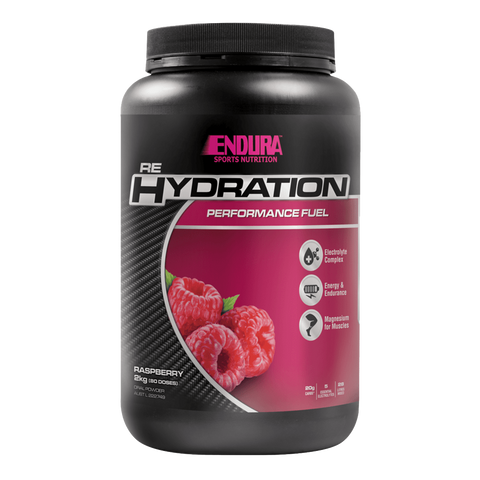 Rehydration Performance Fuel & Endura-RehydrationPerformanceFuel-80Srv-Raspberry