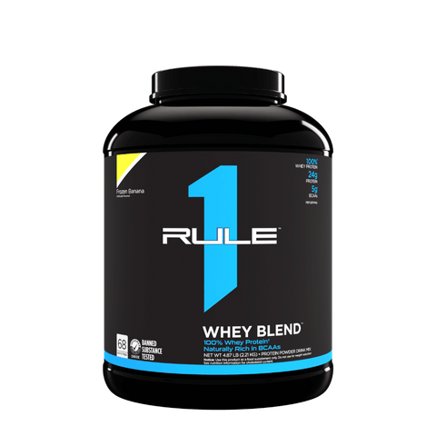 R1 Whey Blend (10) & R1-WHEY-68SRV-BANANA