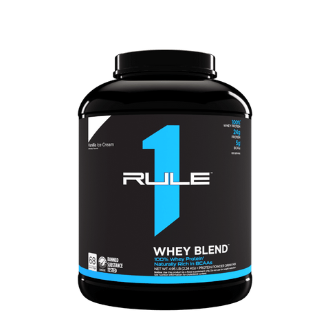 R1 Whey Blend & Rule1-Whey-70Srv-2380g-VanIceCream