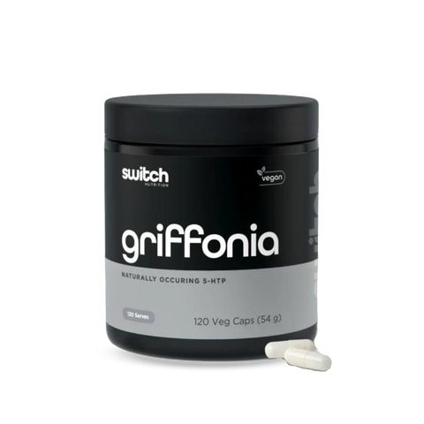 Griffonia (5-HTP) & SwitchNutrition-Essentials-Griffonia-120Caps