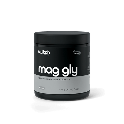 Mag Gly (100% Pure Magnesium Glycinate) & SWITCH-MAG-GLY-90-CAP