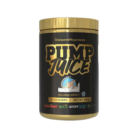 TRANSPARENT SUPPLEMENTS PUMP JUICE