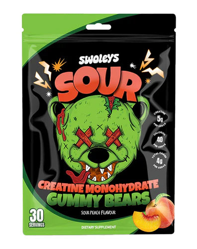 SWOLEYS SOUR CREATINE GUMMY BEARS