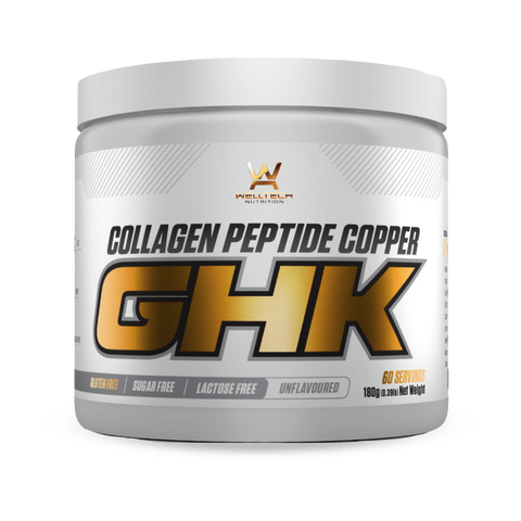 Collagen Peptide Copper GHK & WellTech-GHK-60Srv-Unf