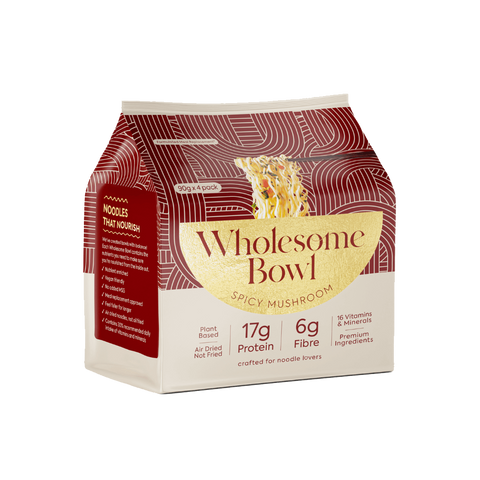 Wholesome Bowl Instant Protein Noodles (5) & Wholesome-Bowl-Noodles-4PackNEW-Mush