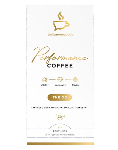 BEFORE YOU SPEAK ONE COFFEE