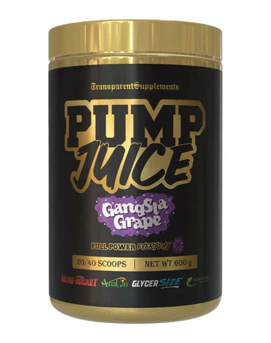 TRANSPARENT SUPPLEMENTS PUMP JUICE